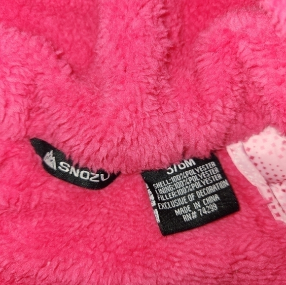 Snozu weatherproof fleece lined hooded snowsuit 3-6M NWOT - Picture 5 of 8